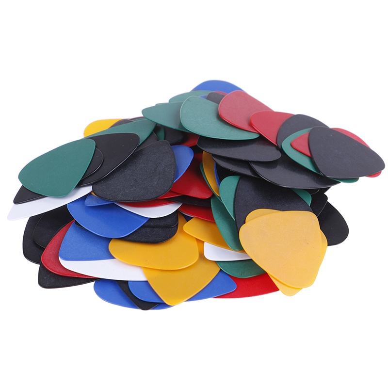 100 Pcs Pick Celluloid Untuk Gitar Akustik Elektrik