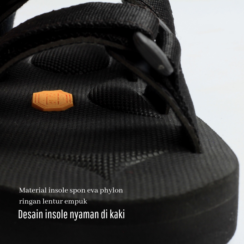 Spoiled - Fuji Yama 01 Sandal Cewek Wanita Perempuan Murah Sendal Tali Karet Sepatu Gunung Traveling Korea Casual Kekinian Tali Strap KZG Import Lokal Bandung Original Ori Cewe Kekinian Kasual Hak Tinggi Fashion-6