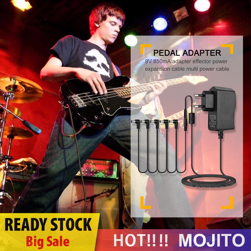 Kabel Adapter Power Supply Pedal Efek Gitar Elektrik 5 Arah