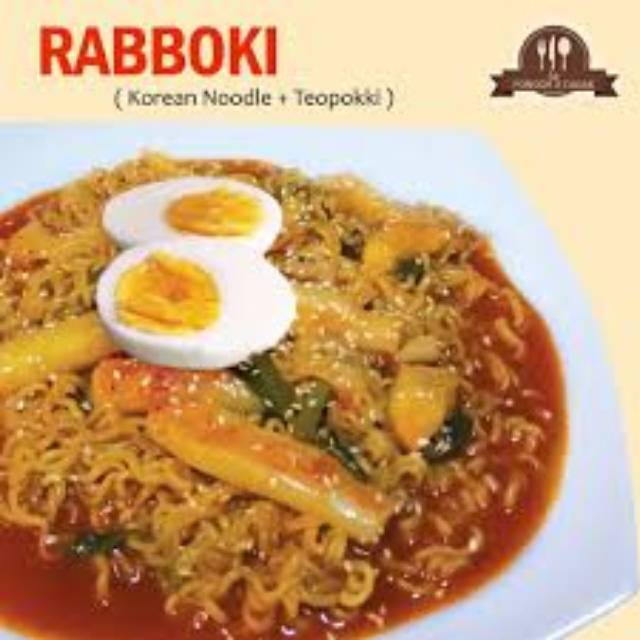 Paket Rabboki isi kue beras mie ramen gochujanng wijen bubuk cabe halal murah tteokbokki toppoki topoki