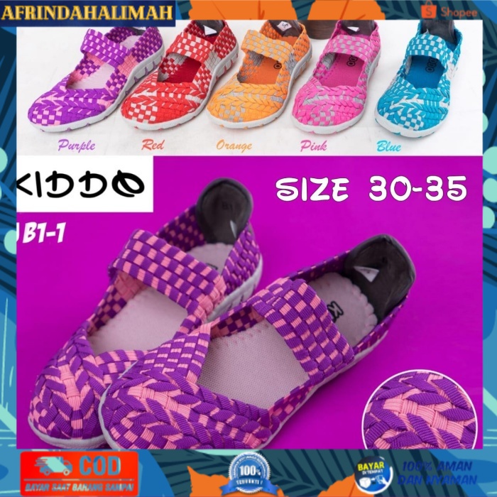 

{TERBARU} Kiddo jb 1-1 jr anak ORI sepatu rajut IMPORT