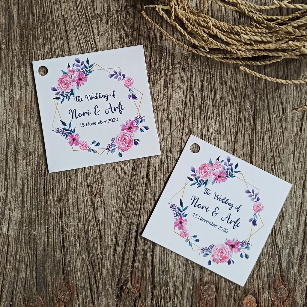 Jual kartu ucapan pernikahan vintage / kartu ucapan custom / kartu