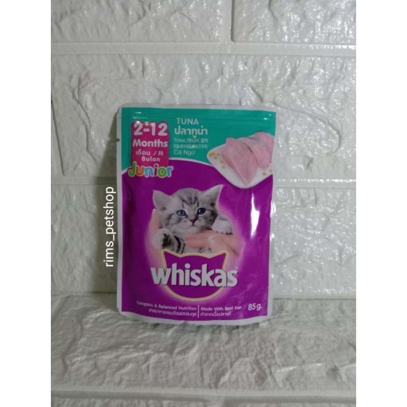 whiskas junior tuna