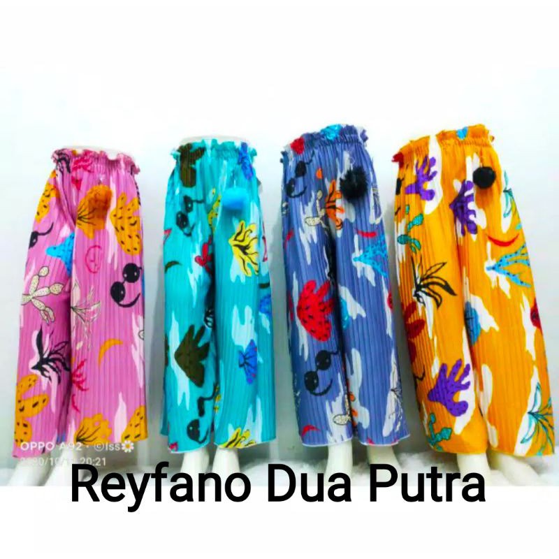 CELANA KULOT PLISKET MOTIF ANAK 2-10 THN/KULOT MOTIF/CELANA ANAK TERBARU