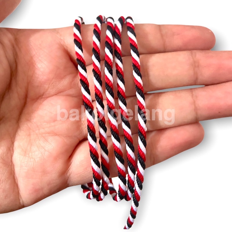 [Tali] tali tridatu 1meter tebal 3mm untuk gelang tridatu kalung tridatu
