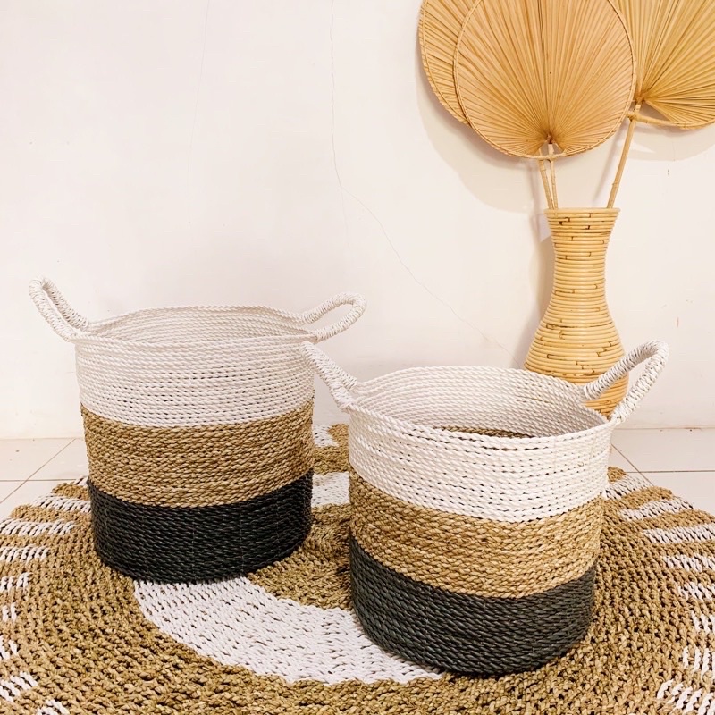 Keranjang Seagrass Laundry Basket of 2