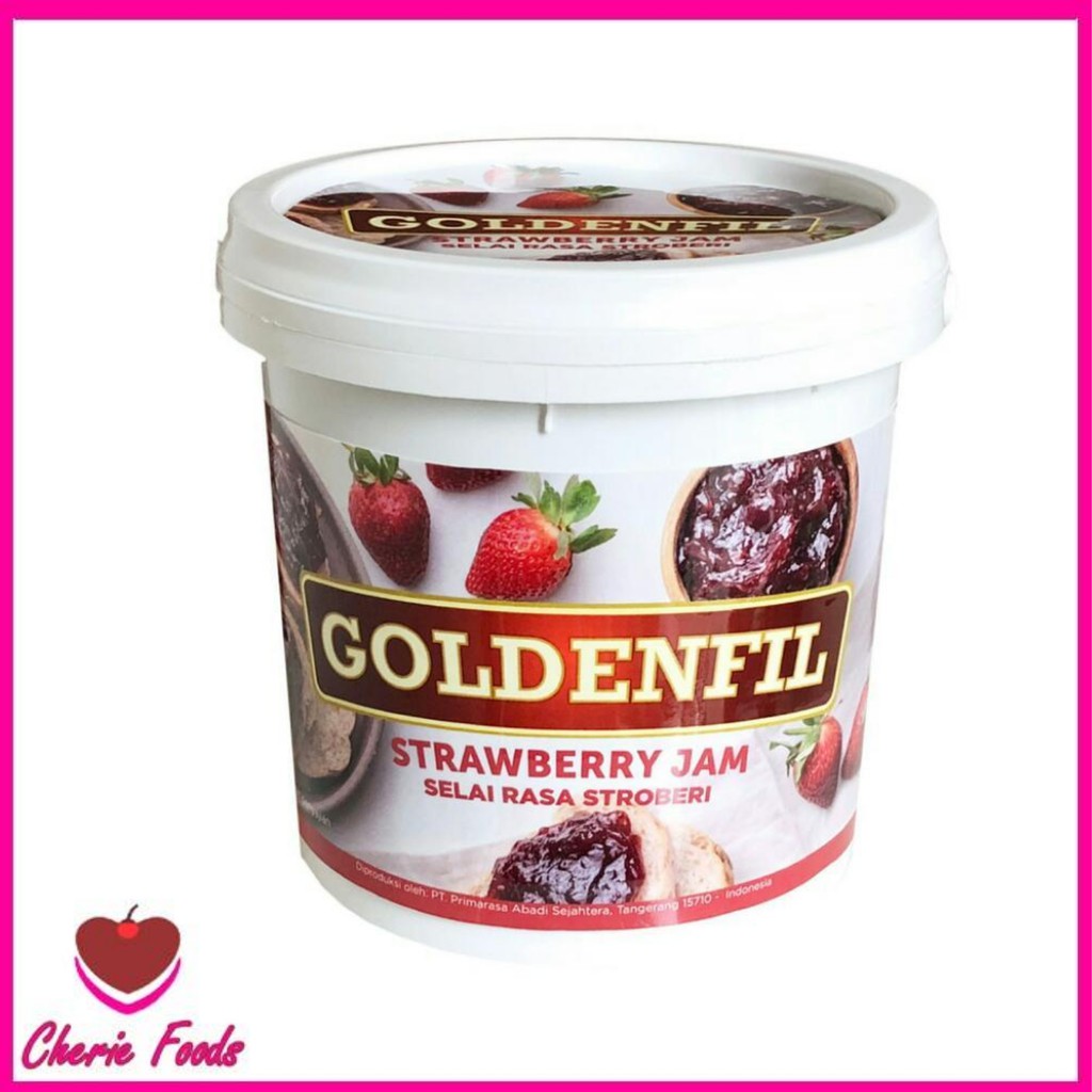 

Selai Goldenfil Strawberry Jam 1kg / Selai Stroberi / Selai Strawberry Selai Roti HALAL MURAH