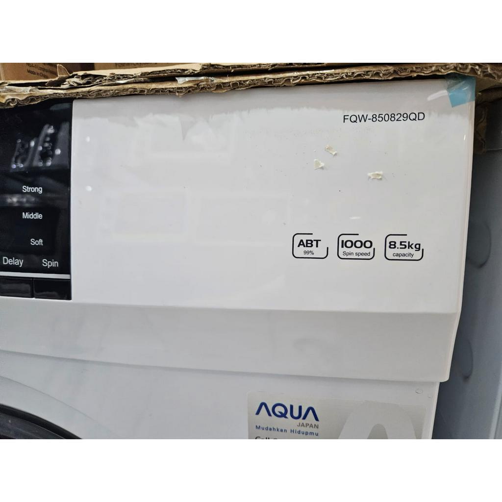 AQUA JAPAN MESIN CUCI FRONT LOADING 8,5 KG FQW 850829QD - FQW-850829QD