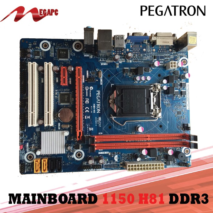 Mainboard Intel LGA 1150 H81 Ddr3 Pegatron Support gen 4 Ada USB 3.0
