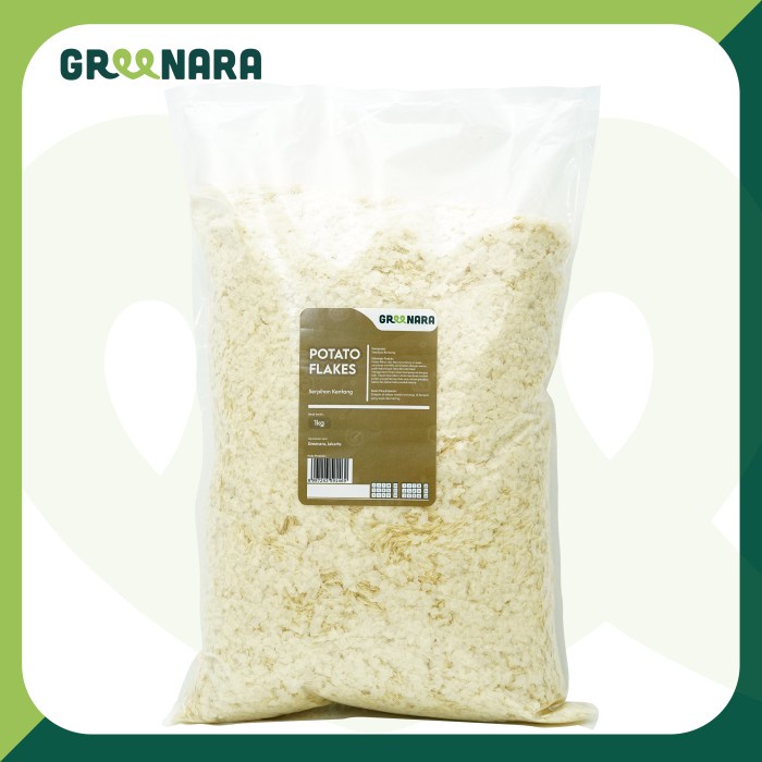 

PROMO [COD] Greenara Potato Flakes 1Kg / Tepung Kentang 1000 gram