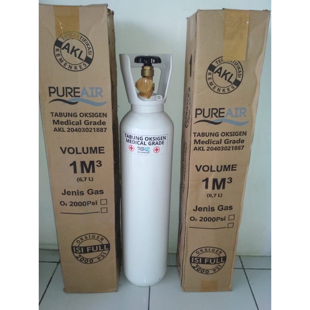 Tabung Oksigen / Tabung Oxygen Plus Isi 1m3