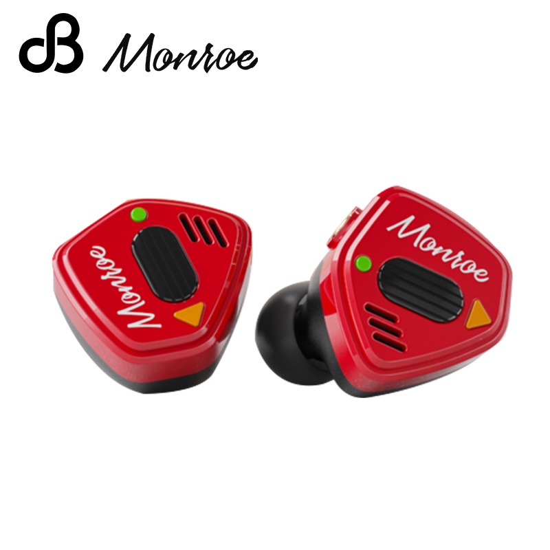 Debauche BACCHUS DB MONROE Earphone In Ear HIFI Dual Dynamic Driver Dengan Jack 3.5mm MMCX