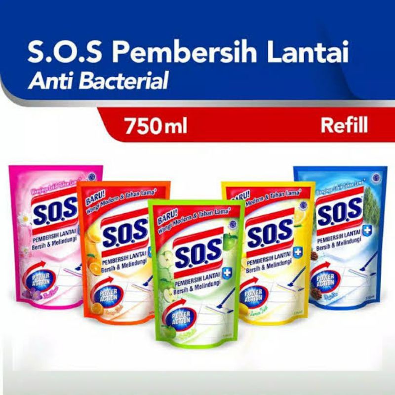 S.O.S Pembersih Lantai 750ml