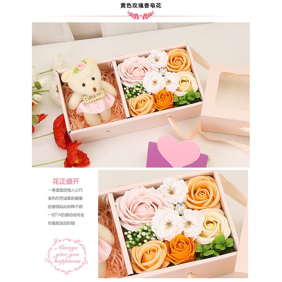 Kado Valentine Kado Anniversary Pacar Hadiah Wisuda Spesial Kado Ulang Tahun Cewek Box Boneka Buket 
