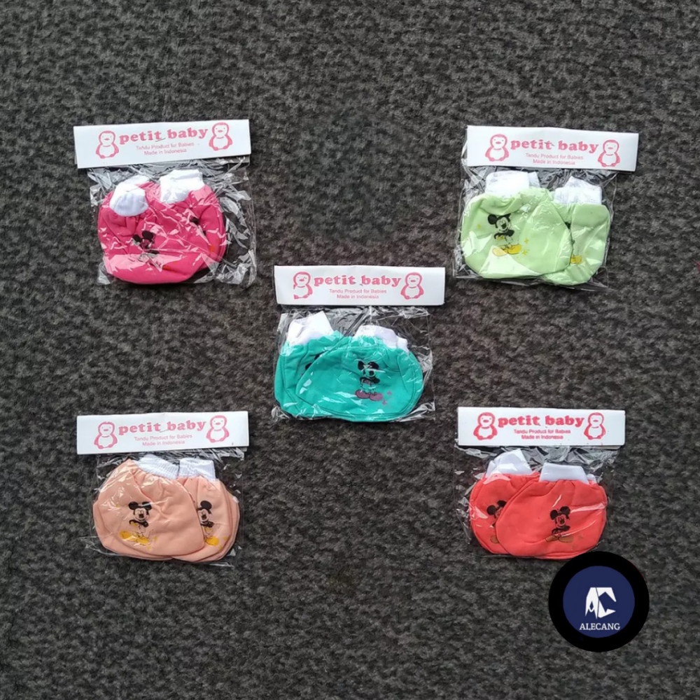 6 SET (12 PASANG) SARUNG TANGAN &amp; KAKI BAYI NEWBORN MURAH MODEL RIP