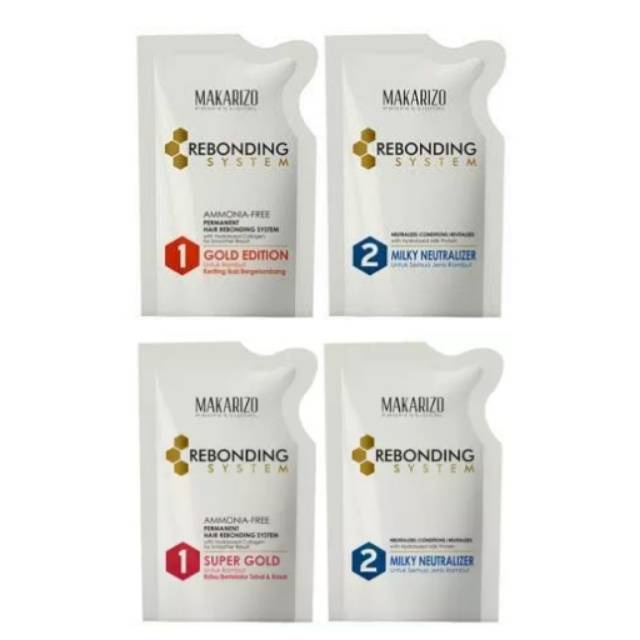 Makarizo Rebonding System Sachet 125ml