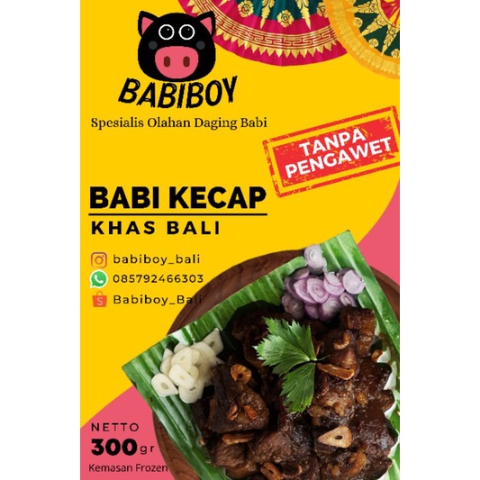

Babi Kecap Khas Bali