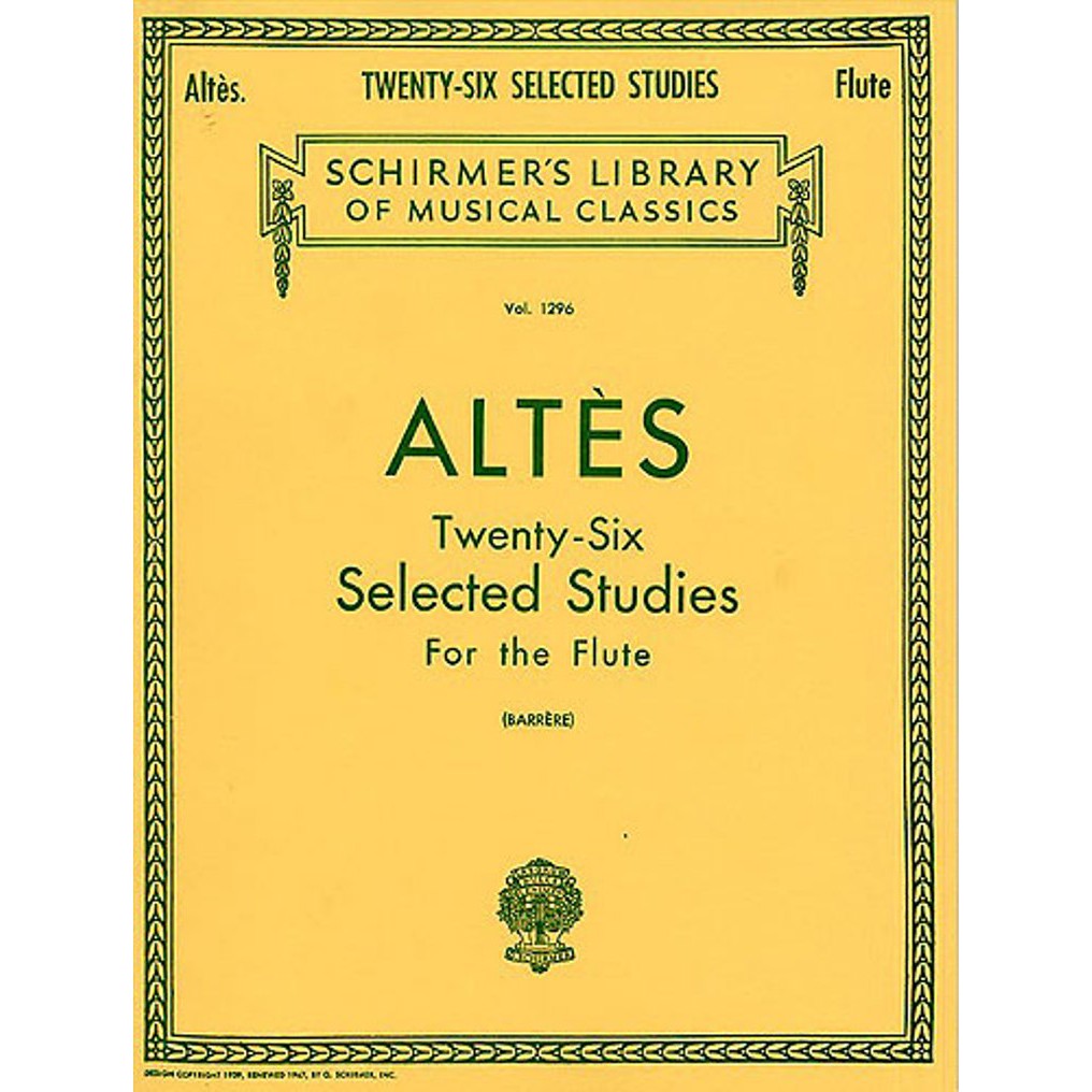 Buku Flute 26 Selected Studies Henry Altes