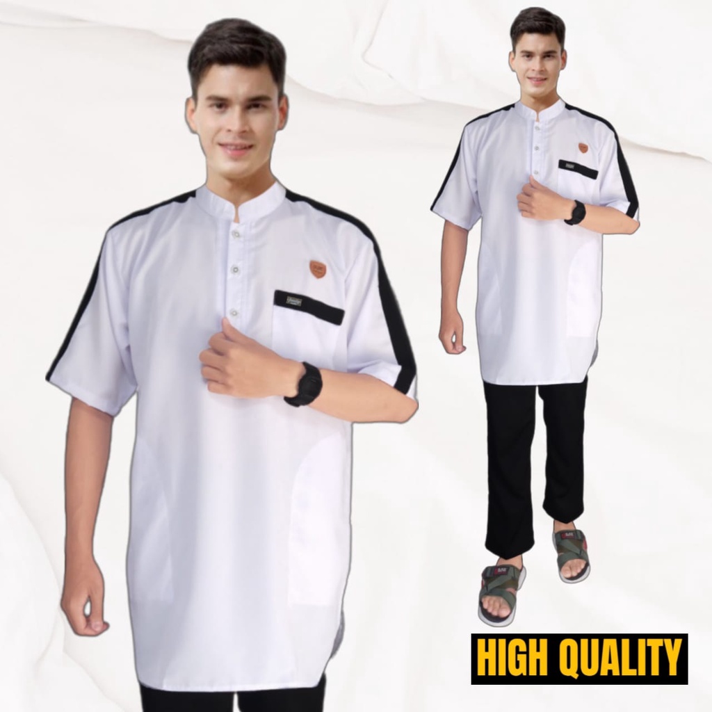 KOKO FARHAN/Baju koko pria muslim remaja dan dewasa premium termurah/gamis pakistan..