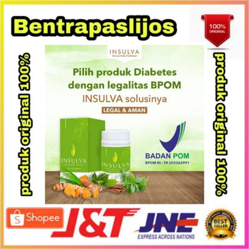 INSULVA ASLI 100% ORIGINAL OBAT DIABETES AMPUH DIJAMIN KHASIATNYA