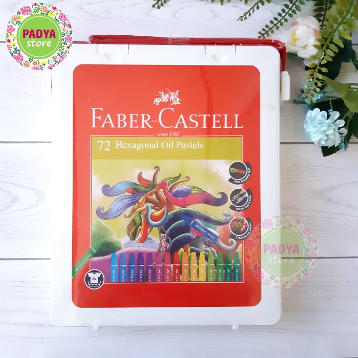 

Faber Castell Crayon Hexagonal Oil Pastel isi 72 warna