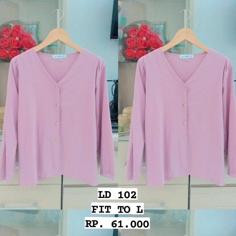 LILAC BLOUSE KOREAN IMPORT