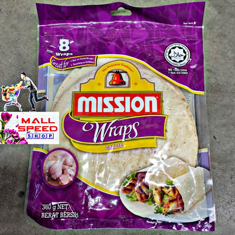 

mission wraps garlic isi 8 import