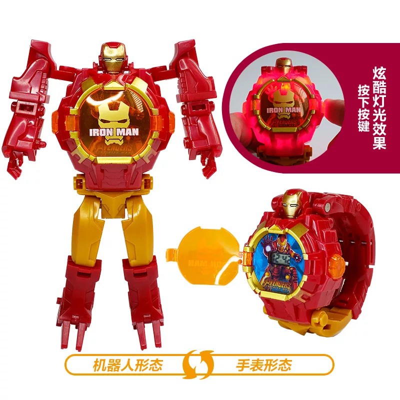 JAM TANGAN ROBOT IRON MAN JT1252 ANAK GROSIR MURAH