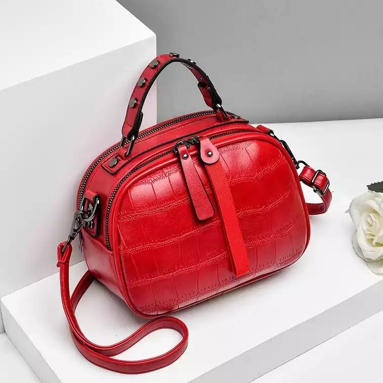 Terlaris tas wanita terbaru 2021 CROCO BULAT tas handbag selempang wanita tas selempang tas selempan