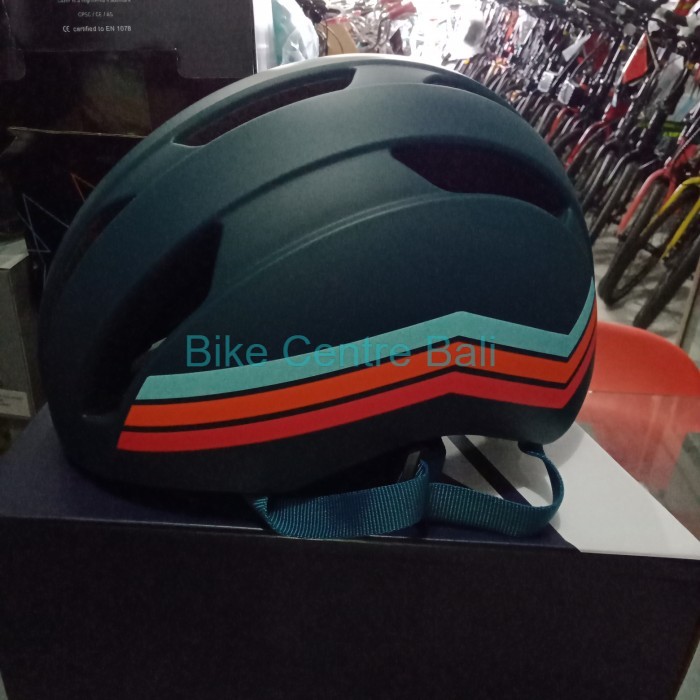 Helm Helmet Sepeda Polygon Urban Haben II Blue New