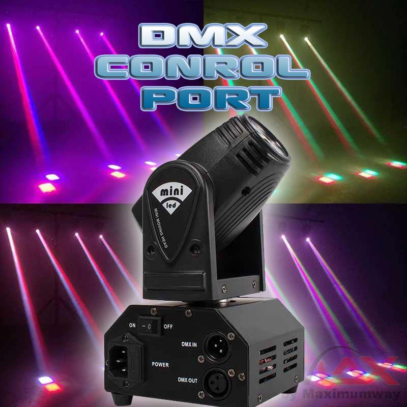 LAMPU SOROT PANGGUNG DISCO PAR LED DMX 512 par light Spotlight RGB lampu pesta dugem sokle laser LED Beam 10W RGBW Spot Moving Head Lights DMX Controller For DJ Disco Christmas Laser  Party Stage Lighting stroboscopes Effect