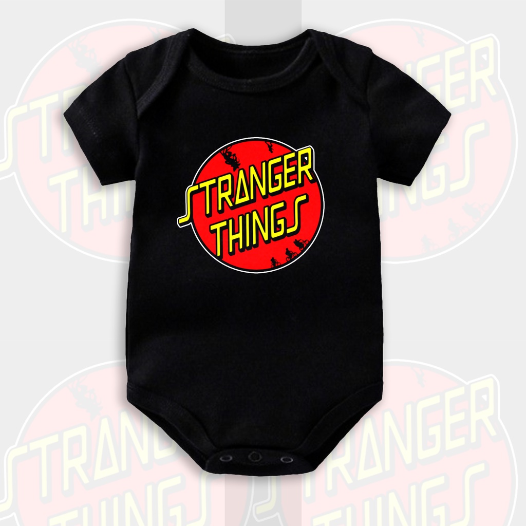 JUMPER BAYI HITAM - STRANGER THINGS