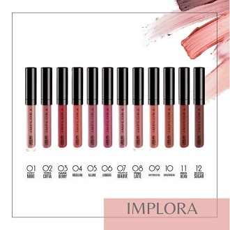 COD - HALAL Implora Lipcream Urban matte Original Asli 100% BPOM Tahan Lama Waterproof Anti Air - IM