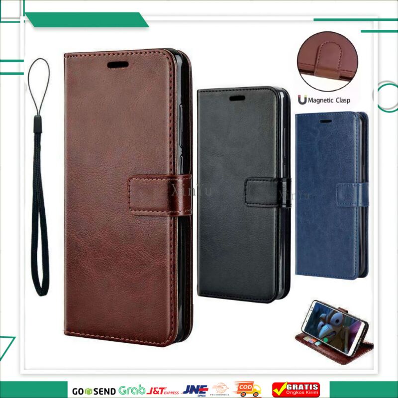 Dompet Tipe Samsung S20/ S20+/ S20 Ultra/ S21 Ultra Flip Cover Kulit / Flip Case / Flip Dompet Buka 