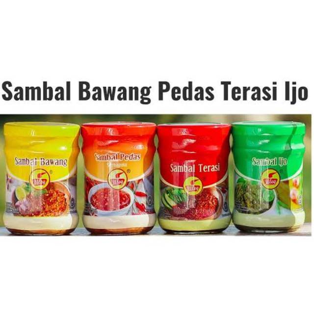 [HALAL] Sambal Uleg Pedas / Bawang / Teri / Rawit / Kemiri / IJO / Terasi 175gr Sambel Uleg Botol Serbaguna