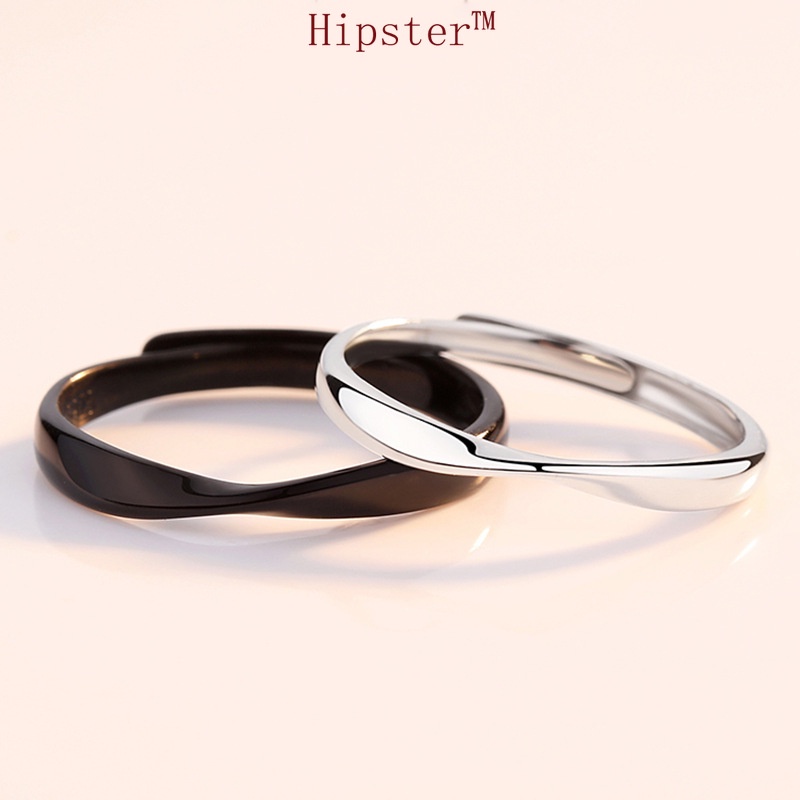 Korean Style Niche Personality Creative Design Couple Romantic Ring