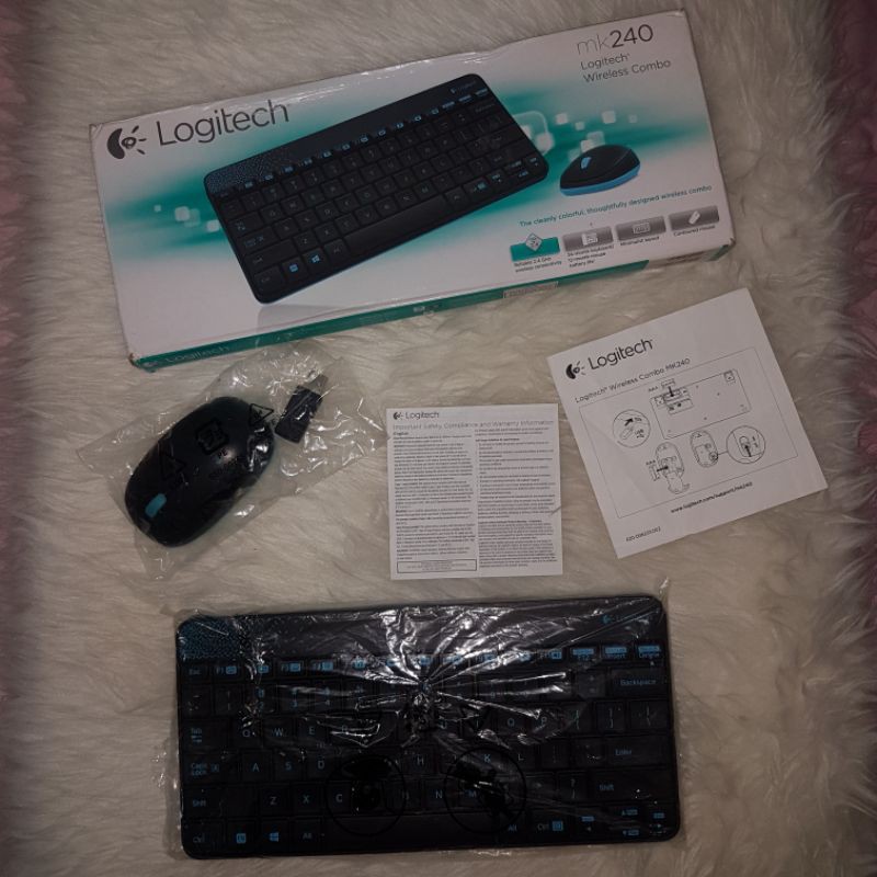 Logitech Keyboard MK240 and Mouse M212 Wireless Combo Original 100% Bundle