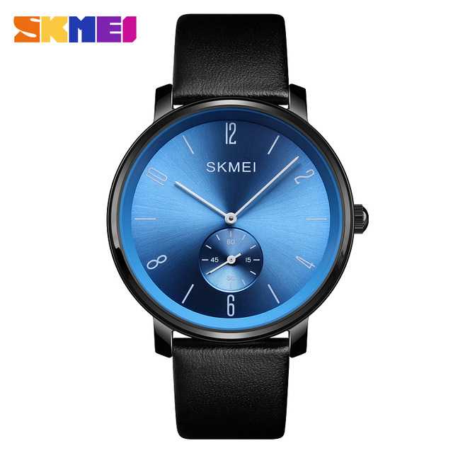 SKMEI Jam Tangan Analog Pria  1398 Aneka warna Hitam Merah Biru Hijau kuning Titanium Gray Silver Pu