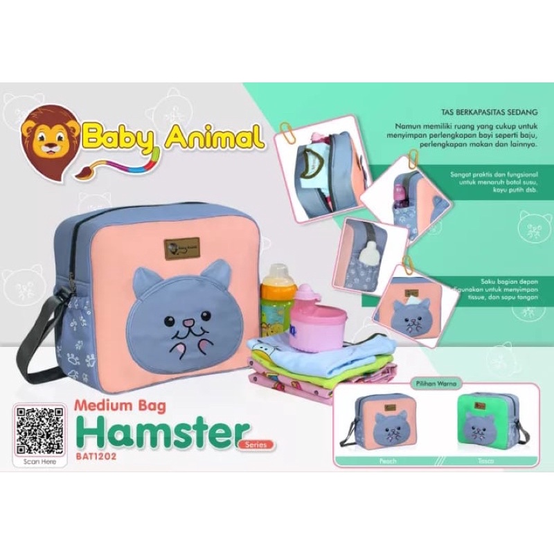 Tas Medium Baby Animal / Tas Bayi Medium / Tas Bayi Baby Animal / Tas Bayi Hamster