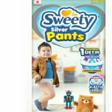 Sweety Silver Pants L36 pampers celana