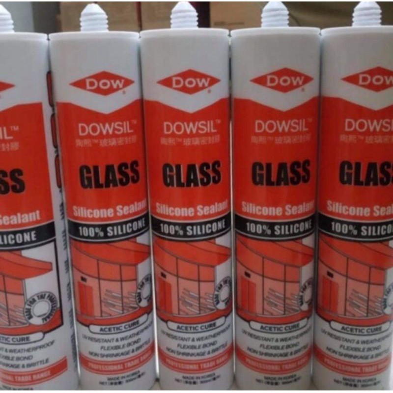 Dow corning DOWSIL sealant silikon kaca lem aquarium lem kaca