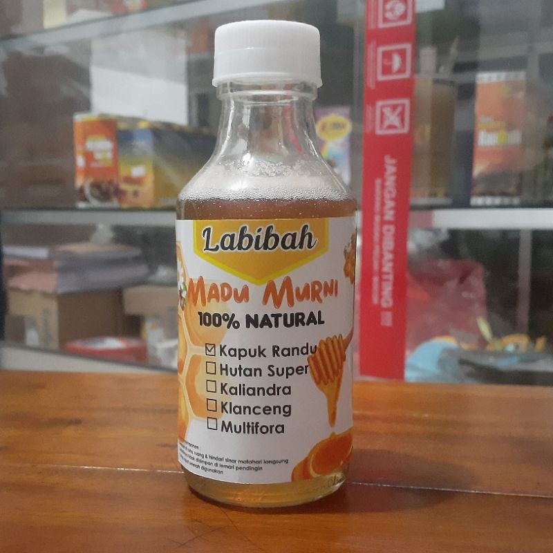 

[ Isi 140 Gr ] Madu Murni Mentah | 100% Madu Mentah Asli | Raw Honey Nektar Kapuk Randu