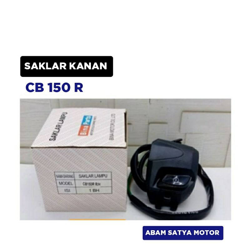 Saklar lampu Kanan Cb 150 R / Tombol Depan Set Lampu Assy / Cb150r Cb 150 R / bina Parts