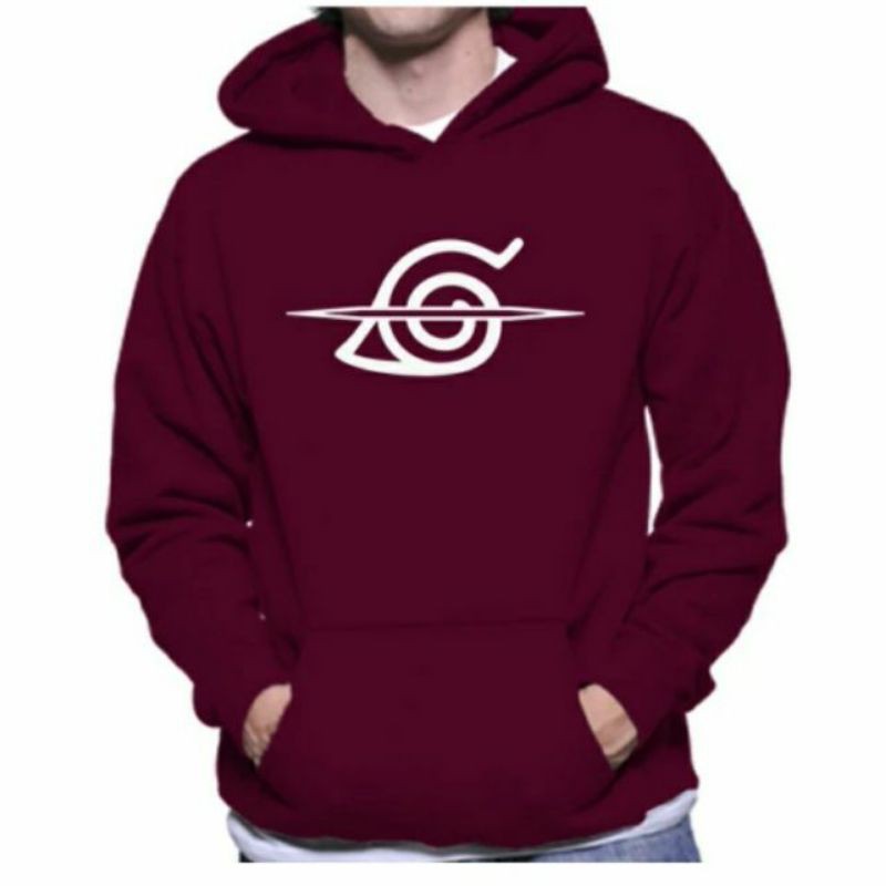 Hoodie Jumper Anime Naruta Lambang penghianat konoha