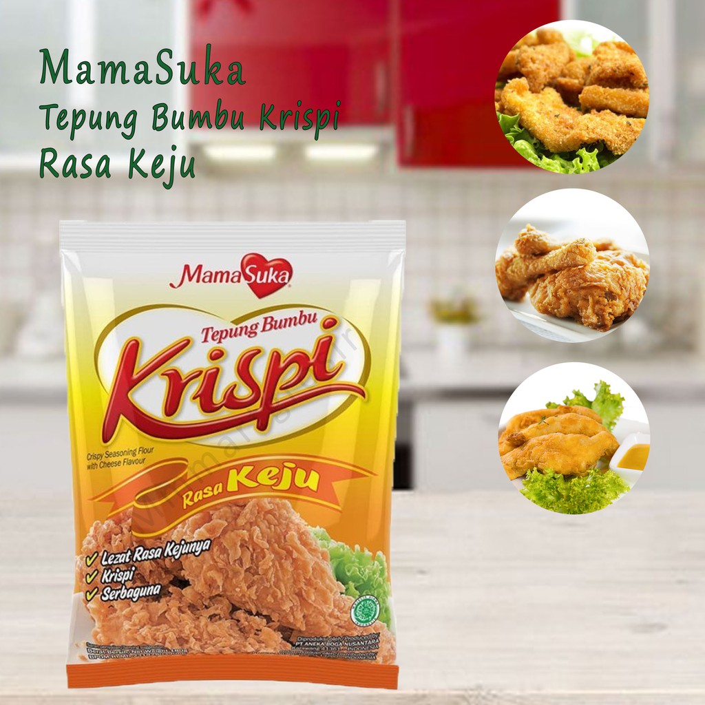 MAMASUKA/ TEPUNG BUMBU KRISPI/ LADA HITAM / KEJU / 180g