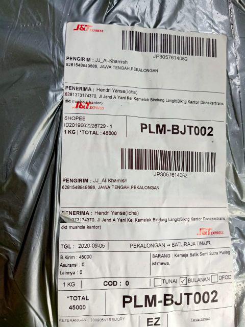 Kemeja Batik Semi Sutra Silky Premium Puring Istimewa