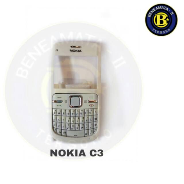 CASING NOKIA C3 NOKIA C 3 ORIGINAL TUTUP DEPAN BELAKANG
