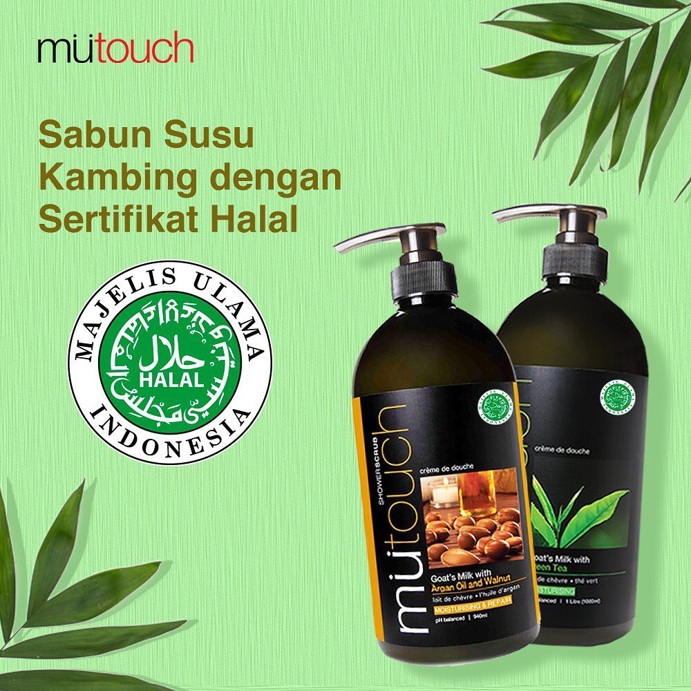 Mutouch Goat's Milk Shower Cream/Scrub (Refill800ml/1000ml)