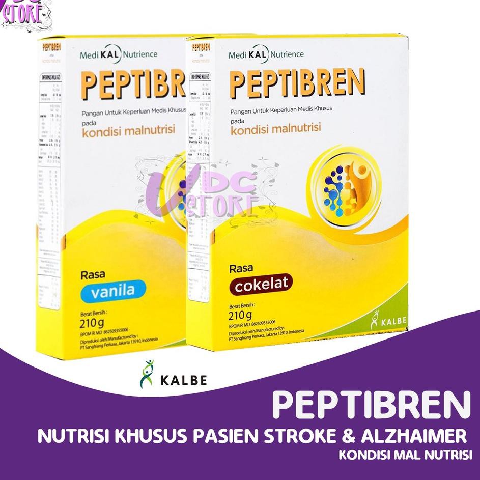 

V85O PEPTIBREN - Vanilla & Coklat - Susu Rendah Lemak Untuk Pasien oke & Pikun 9YT