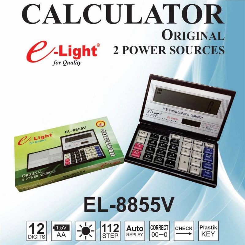 

Calculator / Kalkulator E-Light EL-8833